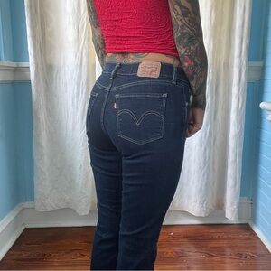 levi’s womens bootcut flare jeans mid rise size 4